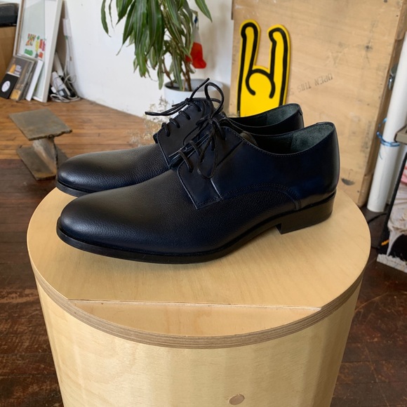 Lanvin oxfords in blue leather size 7 mens - Picture 8 of 10